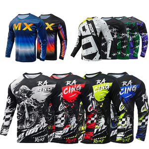 Maillot de cyclisme à manches longues à séchage rapide pour hommes, maillot de cyclisme multicolore pour hommes, maillot de sport pour hommes - Product Image 4