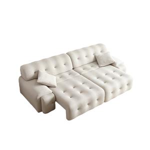 Canapé-<span class=keywords><strong>lit</strong></span> électrique de style <span class=keywords><strong>italien</strong></span> Rochburg, moderne, rétractable automatique, double usage pour salon, petit appartement, matériau en tissu - Product Image 4