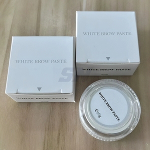 Kit de Salón para Mapeo de Cejas con Lápiz Crema Blanco de 10g para Microblading y Lifting de Cejas, con Brocha de Maquillaje para Mapeo en Estudio - Product Image 6