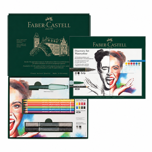 Set de Materiales de Pintura Faber-Castell A.<span class=keywords><strong>Durer</strong></span> de 12 Piezas, Incluye Lápices de Acuarela, Herramientas de Dibujo y Suministros de Arte - Product Image 1