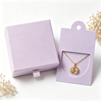 Cartes de présentation de bijoux carrées personnalisées écologiques en carton pour colliers et bagues, avec logo de marque personnalisé, design portable, style vintage
