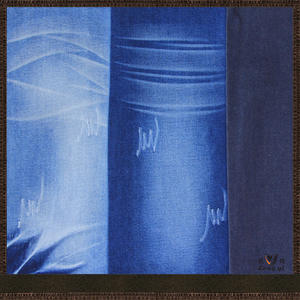 Tela vaquera lavada de LICRA alta de fabricante a bajo precio, tela vaquera elástica azul índigo de sarga de polialgodón para zapatos de niña - Product Image 2