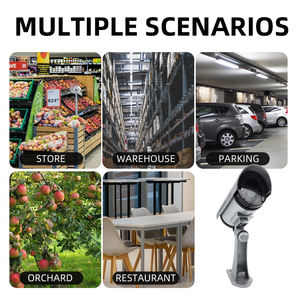 Produttore di alta qualità per la casa senza fili CCTV <span class=keywords><strong>sorveglianza</strong></span> di sicurezza impermeabile simulato finta macchina fotografica con luce a LED - Product Image 4