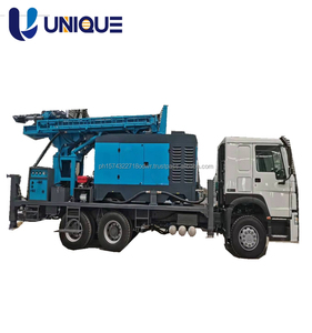 Plate-forme de forage entièrement hydraulique monté sur camion de 350 m de profondeur 300m pour puits d'eau - Product Image 2