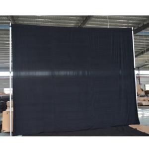 Aluminum height adjustable <b>pipe</b> and velvet drapes for wedding backdrop <b>stand</b> - Product Image 3