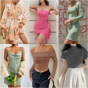 Grosir pakaian campuran Gaun Atasan Wanita kaus toko murah promosi baru - Product Image 5