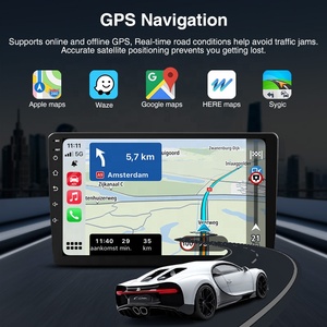 راديو سيارة بشاشة لمس IPS مقاس 9/10 بوصة، نظام أندرويد 12، ذاكرة 4+64 جيجابايت، مشغل وسائط متعددة مع DSP وCarplay ومخرج فيديو - Product Image 5
