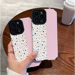 Çizgili Renkli Taş Desenli Baskılı Suni Deri TPU Cep Telefonu Kılıfı <span class=keywords><strong>iPhone</strong></span> X Xr Xs 11 12 13 14 15 16 17 18 Pro Max için - Product Image 2