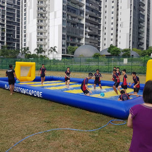 Terrain de football gonflable <span class=keywords><strong>pour</strong></span> jeux sportifs, savon <span class=keywords><strong>pour</strong></span> adultes, terrain de football, terrain de soccer, location - Product Image 3