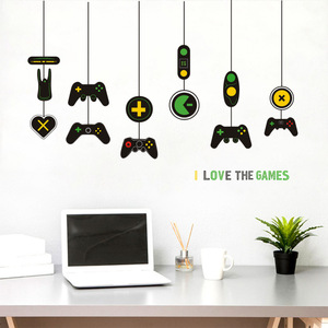สติ๊กเกอร์ติดผนังลายคำว่า “I Love the <span class=keywords><strong>Games</strong></span>” สำหรับตกแต่งบ้าน ห้องนอน ห้องเด็กผู้ชาย ลายจอยเกมส์ วัสดุไวนิล - Product Image 6