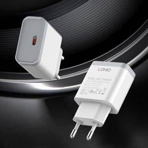 LDNIO Q122 ที่ชาร์จพกพาแบบ Type-C กำลังไฟ 27W รองรับการชาร์จเร็ว ปลั๊ก EU ได้รับการรับรองมาตรฐาน CE รองรับ PD 3.0 สำหรับโทรศัพท์มือถือ พร้อมโลโก้แบบกำหนดเองได้ - Product Image 4