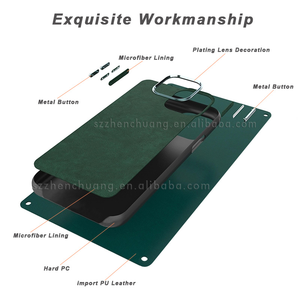 Căng ra trường hợp da cho 14/13/12/11 loạt siêu mỏng không thấm nước chống sốc thiết kế sang trọng điện thoại di động trường hợp - Product Image 4