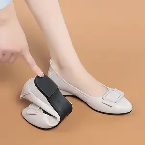 dropshipping products 2024 toe ladies shoes foldable flat outdoor casual women sandals pumps