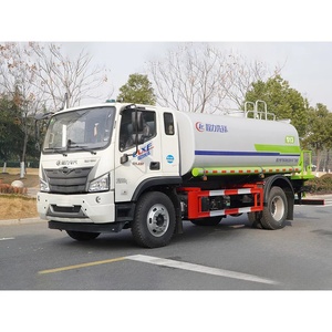 รถบรรทุกน้ำ Foton 4X2 15CBM สำหรับการส่งน้ำสาธารณะและบริการด้านสิ่งแวดล้อมเพื่อการส่งออกระหว่างประเทศ - Product Image 3