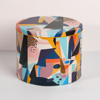 Boîte de rangement ronde en fer blanc sans plastique, personnalisée pour fabricants, qualité alimentaire, emballage métallique, mini boîte à chewing-gum et menthe