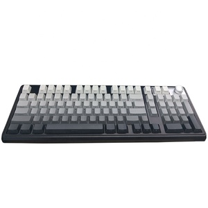 New Tri Mode Wireless Mechanical Keyboard Blue Tooth 2.4G Wired RGB Gaming Keyboard with <strong>Knob</strong> 4000mAh Battery Ergonomic Design - Product Image 1