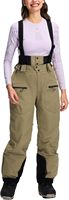 Pantalon de ski et de snowboard pour femme Pioneer Camp, coupe ample, imperméable, isolé, avec bretelles, chaud pour l'hiver