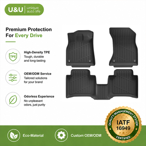 Tappetini Auto in TPE Impermeabili di Alta Gamma con Protezione Bordo-Bordo Stampati a Iniezione Personalizzati per Serie <span class=keywords><strong>Ford</strong></span> - Product Image 1