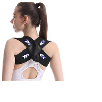 Correcteur de posture respirant et réglable pour hommes et femmes - Soutien dorsal supérieur pour soulager la douleur et corriger la posture