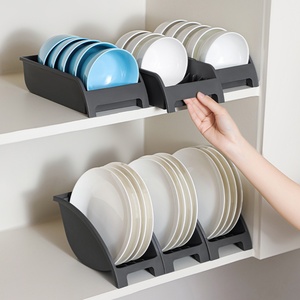 Household Multifunctional Home Organization Storage Plastic <b>Racks</b> Organizer Bowl Dish Drainer <b>Plate</b> <b>Rack</b> Kitchen Accessories - Product Image 3