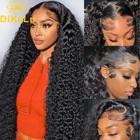 Perruque Lace Front HD 13x4 en Cheveux Vierges Brésiliens, Transparente, Pré-épilée, Sans Colle, avec Baby Hair, Ligne de Cheveux Naturelle, Anti-Chute pour Femmes