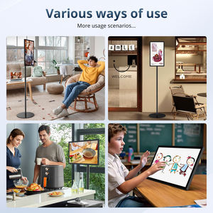 Sistema Android de 15,6 pulgadas, señalización Digital, pantalla táctil, máquina de consulta de pie, equipo de publicidad de proyección DE Metal - Product Image 5