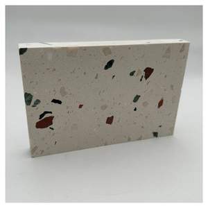 Prima Haute Qualité Violette <span class=keywords><strong>Terrasse</strong></span> Sol Look Céramique Terrazzo Pierre Carrelage 12mm D'épaisseur Mince Dalle Terrazzo - Product Image 6