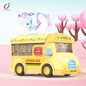Chengji-Mini muebles <span class=keywords><strong>de</strong></span> plástico para niños, autobús escolar deslizante, deformación, Juguete musical, <span class=keywords><strong>casa</strong></span> <span class=keywords><strong>de</strong></span> <span class=keywords><strong>muñecas</strong></span> <span class=keywords><strong>con</strong></span> <span class=keywords><strong>muñecas</strong></span> - Product Image 4