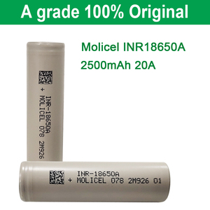 Batterie Molicel 18650 pour pack de batteries de lampe torche <span class=keywords><strong>18650A</strong></span> 2500mAh 3.6V Li-ion rechargeable haute puissance - Product Image 1