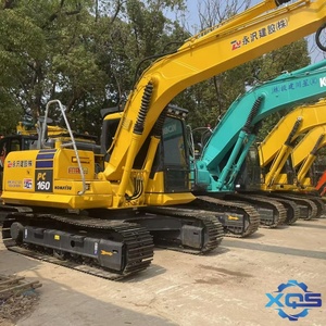 Excavatrice sur chenilles Komatsu PC160 de 16 tonnes, modèle 2022, haute performance, d'occasion, moteur, boîte de vitesses, PLC, roulement, pompe, provenance Japon - Product Image 2
