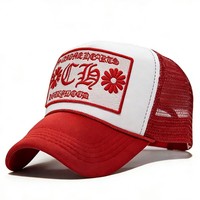 Gorra Trucker de 5 Paneles Bordada Plana con Espuma y Cuerda para Deportes y Béisbol del Fabricante