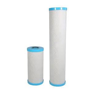 good performance 4.5*10 inch and 4.5*20 inch jumbo carbon filter cartridge compatible with plastic water filter housing