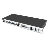 Égaliseur graphique audio professionnel 215S de haute qualité, essentiel pour l'amélioration du signal micro et l'égalisation sonore des concerts