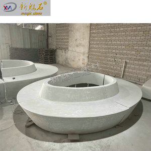 Nuevo Banco de Hormigón para Exteriores Magic Stone XMS-SC13, 3 cm de Grosor, Estilo Urbano Minimalista, Asiento para Paisajismo - Product Image 2