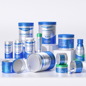 Envase de Aluminio para Píldoras y Vitaminas de 90ml, 100ml, 160ml, 180ml, 210ml y 380ml con Cierre de Anillo y Impresión Personalizada a Color - Product Image 1