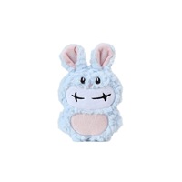 Jouet pour chien en peluche, sonore et à texture froissée, en forme de lapin ou d'ours, pour la dentition et le soulagement de l'ennui chez les petits chiens, interactif et amusant, 2 styles