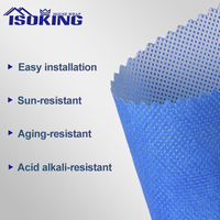 Membrana Impermeable Ligera ISOKING de 3mm, Moderna, de PP/PE/EPTFE, para Techos, Baños y Paredes, Fácil de Instalar, Barrera Transpirable
