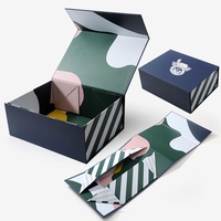 Caja de Regalo de Cartón Rígido Magnético Plegable Personalizada para Ropa, Zapatos, Cosméticos, Embalaje de Caja Rígida