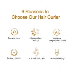 Rizador de Pelo Automático de Cerámica, Herramienta de Peinado con Rotación Automática, Rizador de Pelo con Giro de Aire y Ondulador - Product Image 3