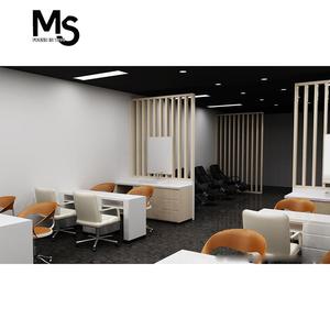 <strong>Famous</strong> Brand Custom MDF Glass Nail Salon Shop Furniture LED Light Cosmetic <strong>Display</strong> <strong>Cases</strong> for Shopping Mall Makeup Stores - Product Image 1