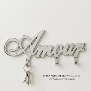 Export Quality Amour Decorative Wall Piece Metal Romantic Wall Art for Home Living Room Bedroom Interior Decoration For Sale - Product Image 1