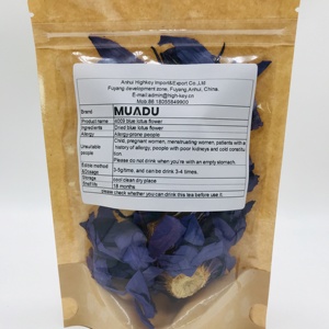 Thé de santé aux herbes chinoises HO4009 Lan Lian Hua, 10g/sachet, emballage sous vide, fleurs séchées, <span class=keywords><strong>lotus</strong></span> bleu, fait main - Product Image 2