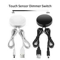 USB 5V Pénétrable 25mm Bois LED Gradateur Capteur Tactile et Balayage Main Caché pour Bande Lumineuse LED 5V Couleur Unique