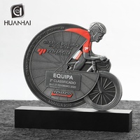 Plaque métallique personnalisée 3D pour cyclisme, remise de prix, trophée, médailles, plaques