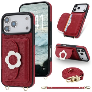 Funda con Soporte y Correa para <span class=keywords><strong>iPhone</strong></span> 17/17 Pro/17 Pro Max, Tipo Cartera - Product Image 4
