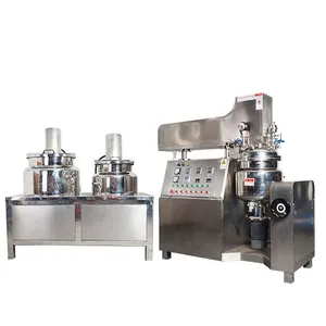 High Speed Cosmetic Cream Making Equipment Homogenizer Vacuum Emulsifier Body Lotion Mixer