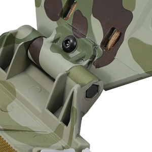 Support de téléphone portable pour gilet tactique, support de navigation pliable pour appareils intelligents, en matériau ABS, pour fixation sur plaque de gilet ou de plateforme de poitrine - Product Image 3