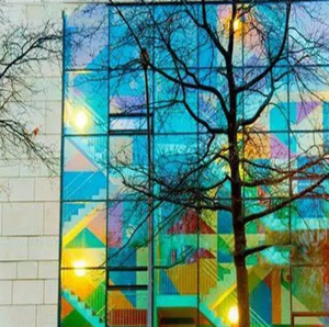 Meilleures ventes de verre décoratif laminé trempé Dazzle Glass dans des couleurs teintées pour l'extérieur pour les murs rideaux - Product Image 4