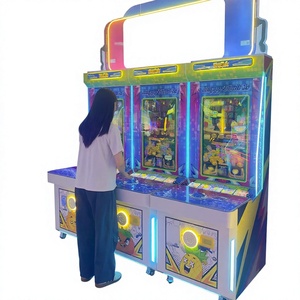 Funspace Machine de jeu de grue en acrylique rose et métal, à monnayeur, 4 joueurs, équipement d'arcade à récompenses pour salle de jeux - Product Image 4