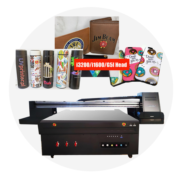 Freecolor Industrial Grade UV Flatbed Printer With Negative Pressure System With 3 Pcs I3200 Head for Metal/Acrylic Printing